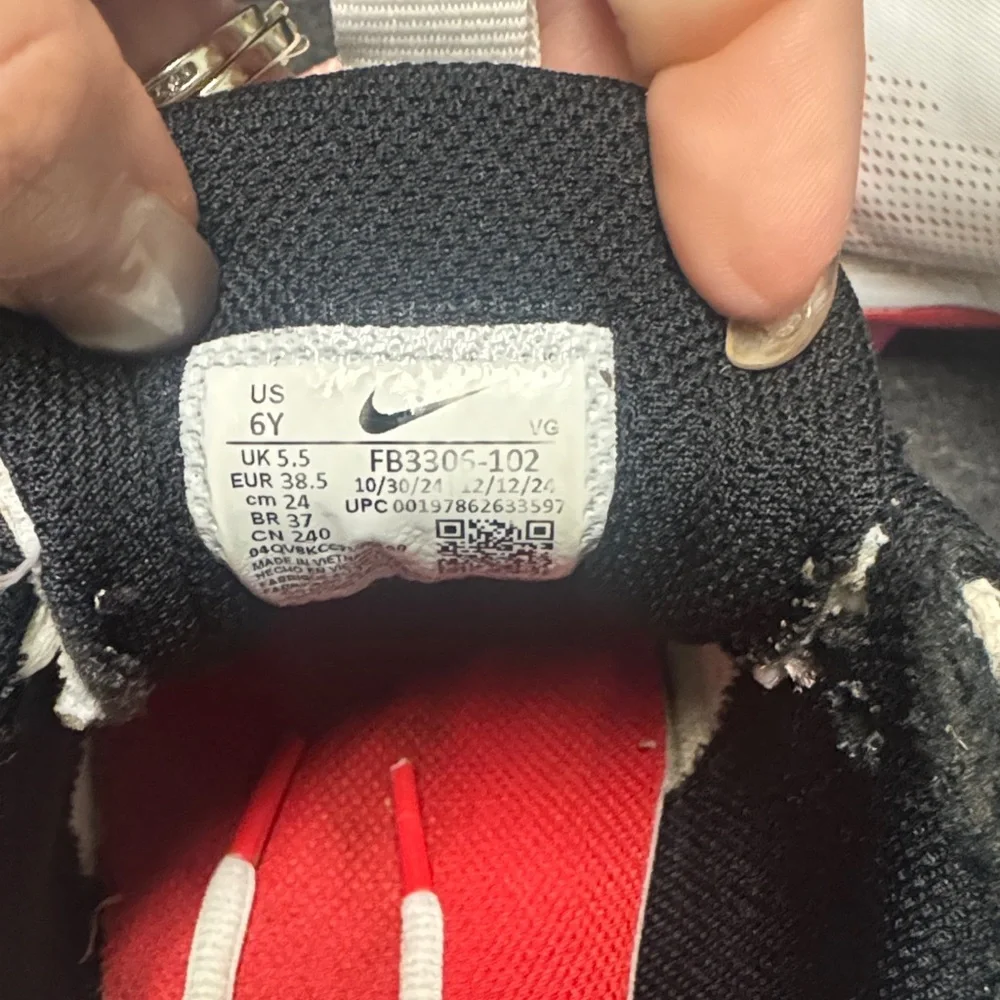 Nike Boys‎ Red and White Football Cleats